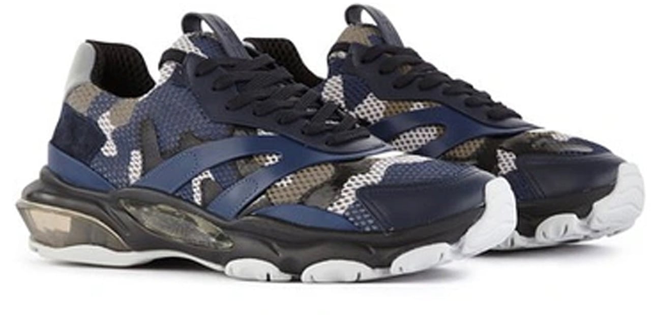 Valentino Garavani Valentino Garavani Bounce Sneakers Blauw