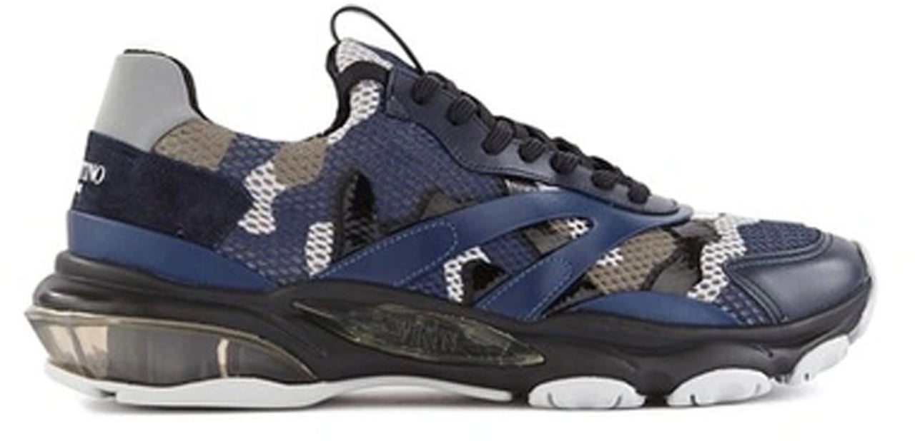 Valentino Garavani Valentino Garavani Bounce Sneakers Blauw