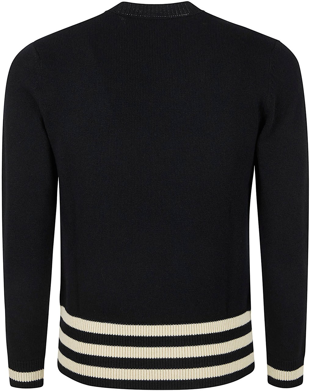 VALENTINO GARAVANI MAGLIA GIROCOLLO, REGULAR, FIN. 7 Zwart