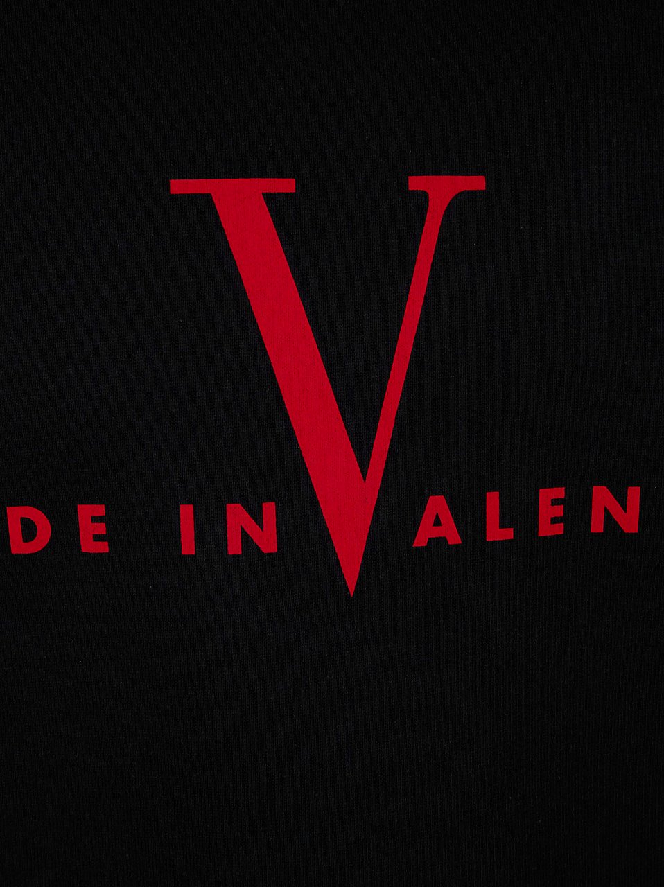 VALENTINO GARAVANI JERSEY FELPA,REG,PR. COTTON SWEATSHIRT Zwart