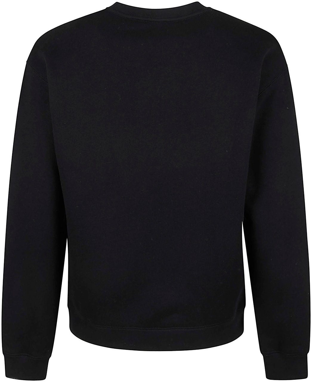 VALENTINO GARAVANI JERSEY FELPA,REG, EMBRO PATCH "SCUDETTO" COTTON SWEATSHIRT Zwart