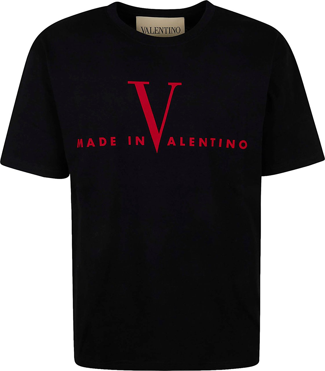 VALENTINO GARAVANI T-SHIRT JERSEY,REG,PR. MADE IN VALENTINO Zwart