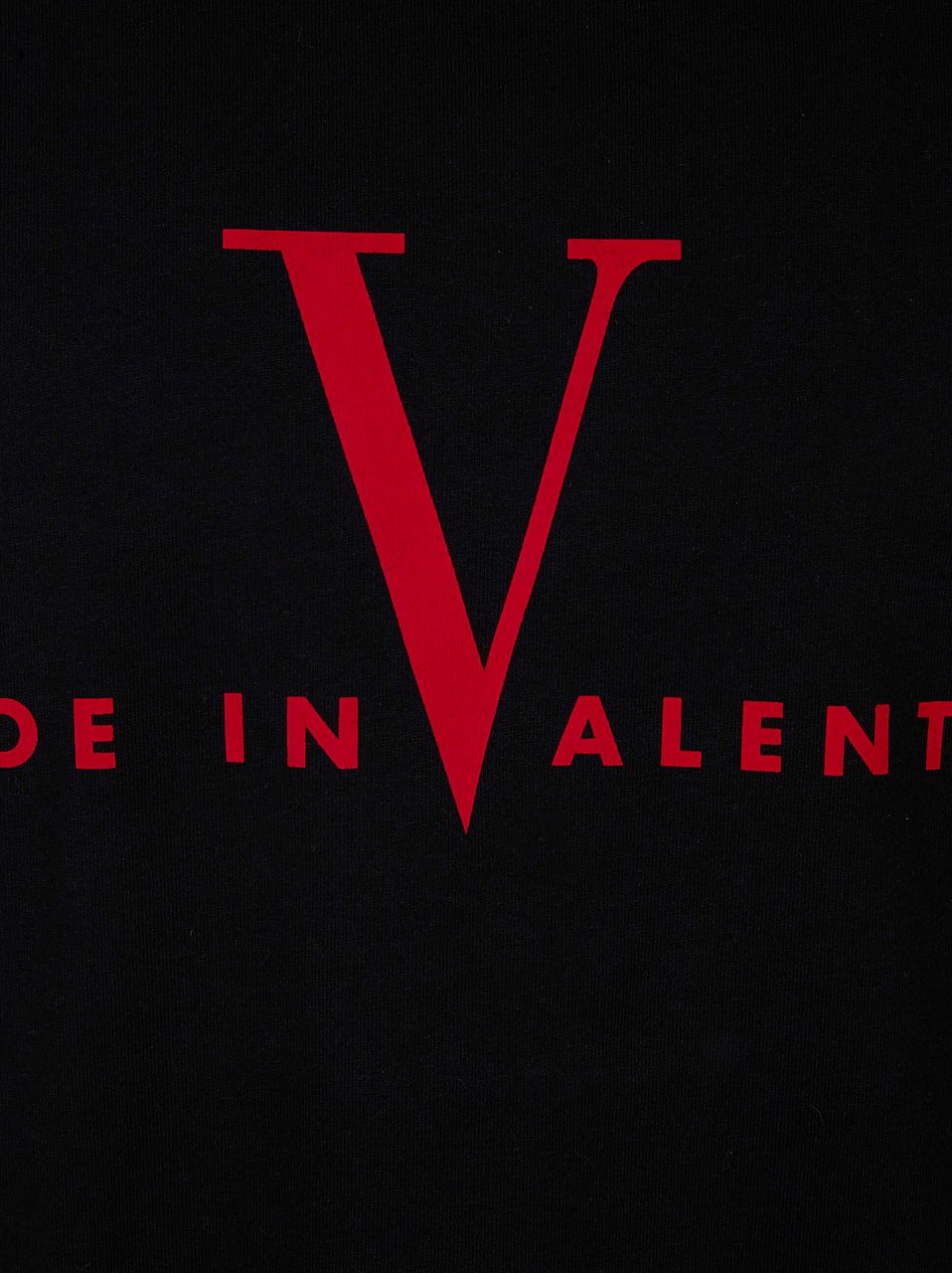VALENTINO GARAVANI T-SHIRT JERSEY,REG,PR. MADE IN VALENTINO Zwart