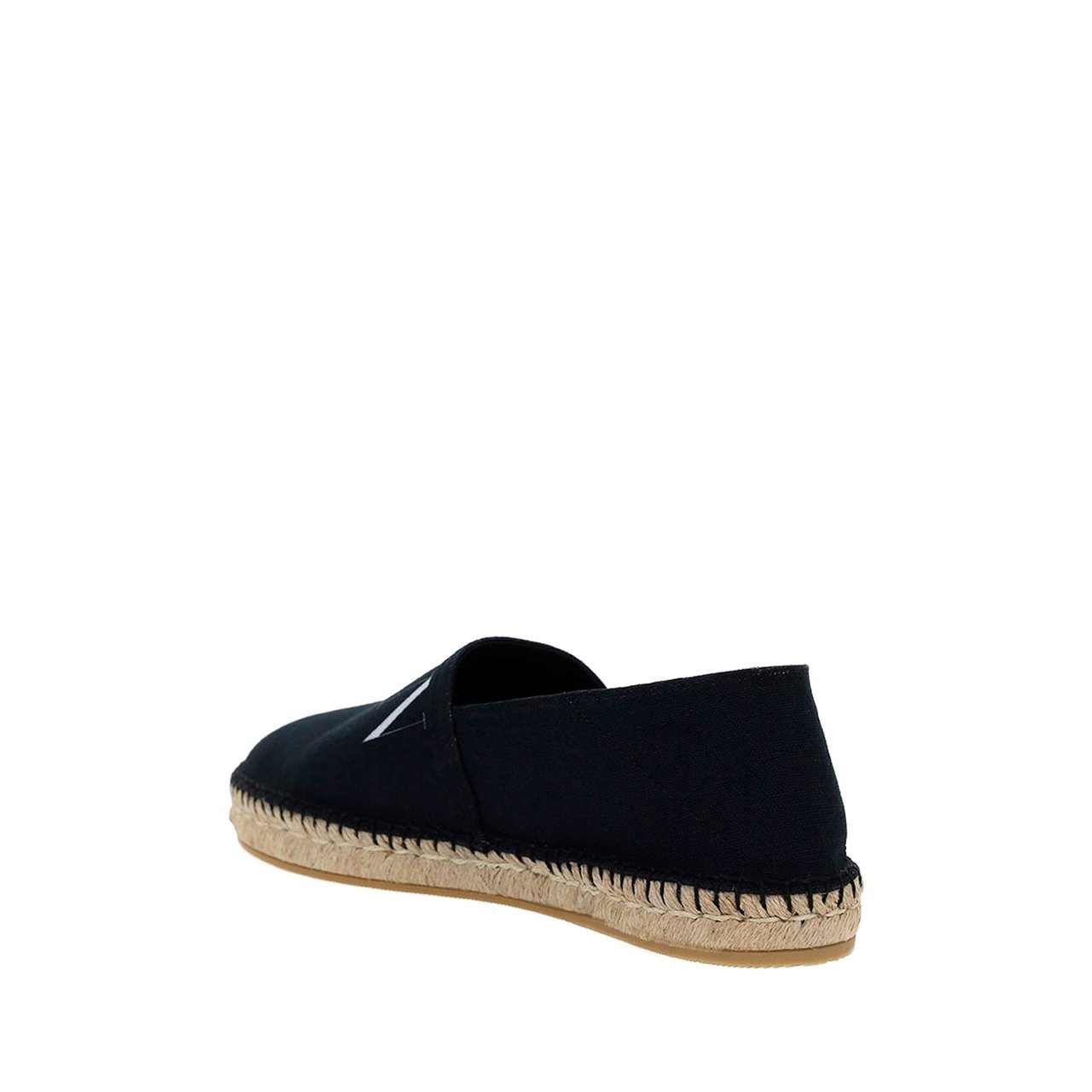 Valentino Garavani Valentino Garavani Canvas Logo Espadrillas Zwart