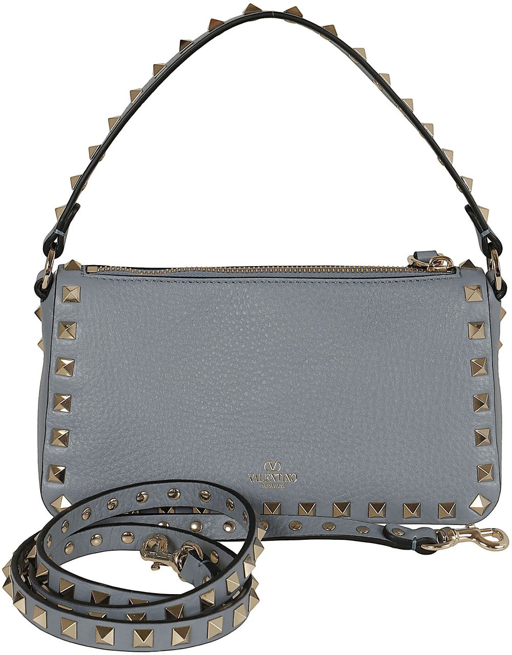 VALENTINO GARAVANI SMALL SHOULDER BAG Donkergrijs