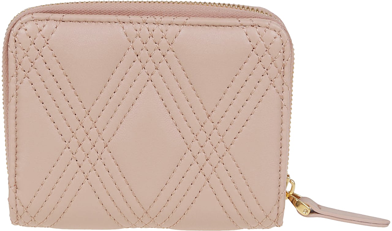 Valentino Garavani VALENTINO GARAVANI ZIP AROUND WALLET QUILTIE 67 Paars