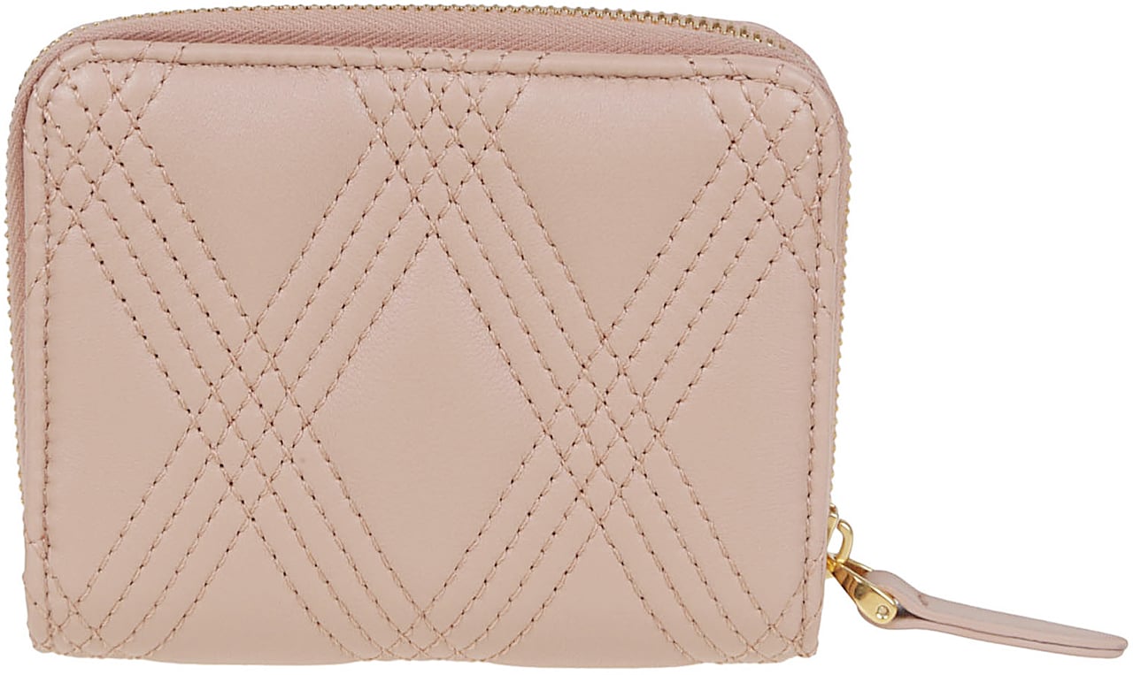 VALENTINO GARAVANI ZIP AROUND WALLET QUILTIE 67 Paars