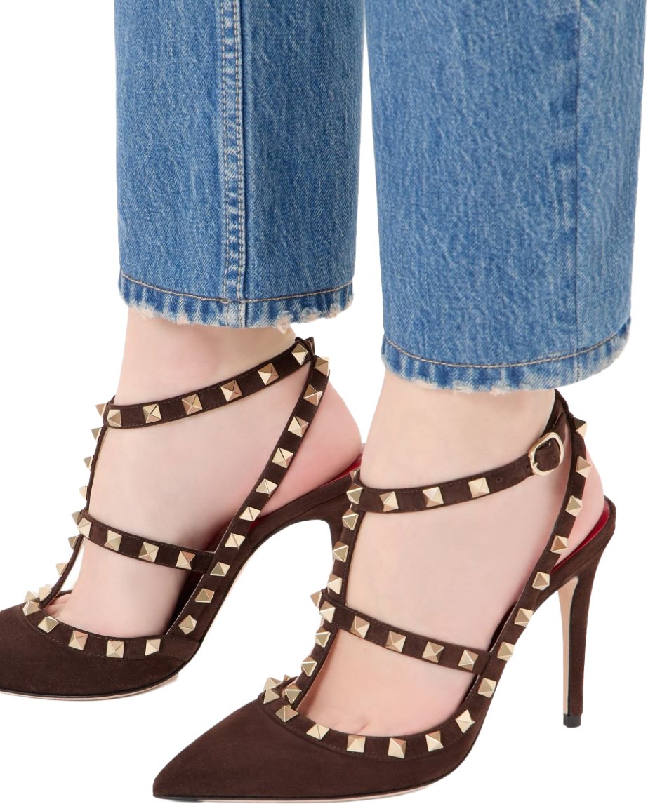 Valentino Garavani With Heel Brown Bruin
