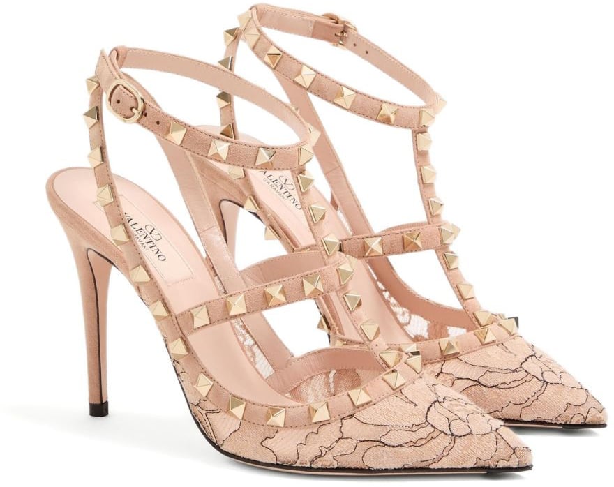 Valentino Garavani With Heel Powder Roze