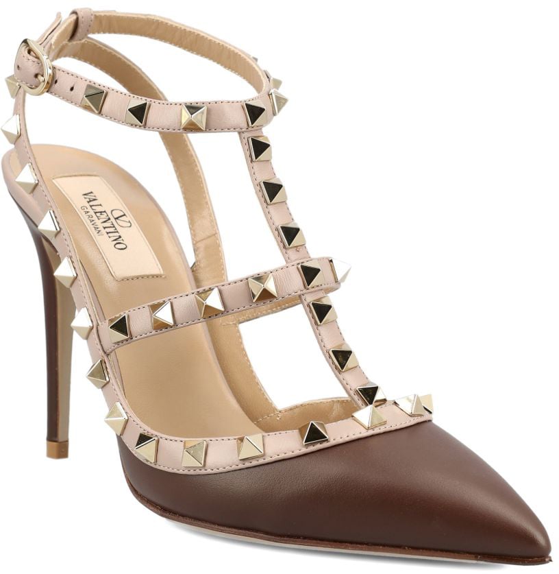 Valentino Garavani With Heel Marrone Chiaro Bruin