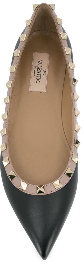 Valentino Garavani Flat Shoes Black Zwart