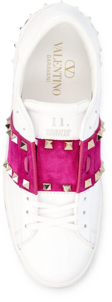 Valentino Garavani Sneakers Fuxia Wit