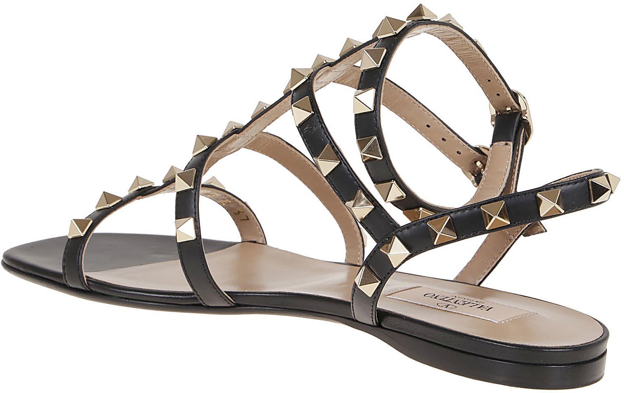 VALENTINO GARAVANI SANDAL ROCKSTUD T. 05 Zwart
