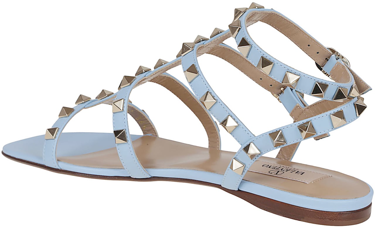 VALENTINO GARAVANI SANDAL ROCKSTUD T. 05 Lichtblauw