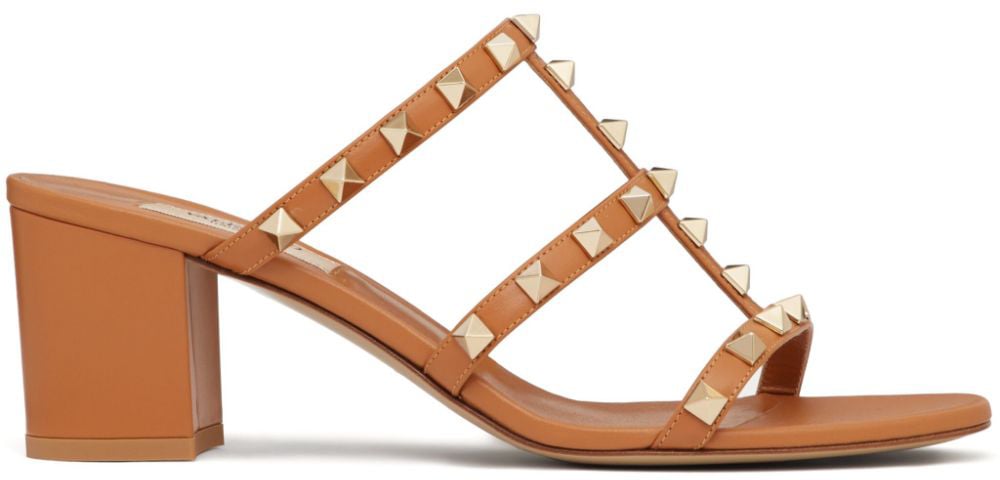 Valentino Garavani Sandals Leather Brown Bruin