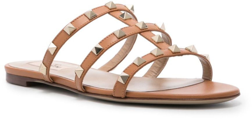Valentino Garavani Sandals Leather Brown Bruin