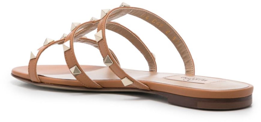 Valentino Garavani Sandals Leather Brown Bruin