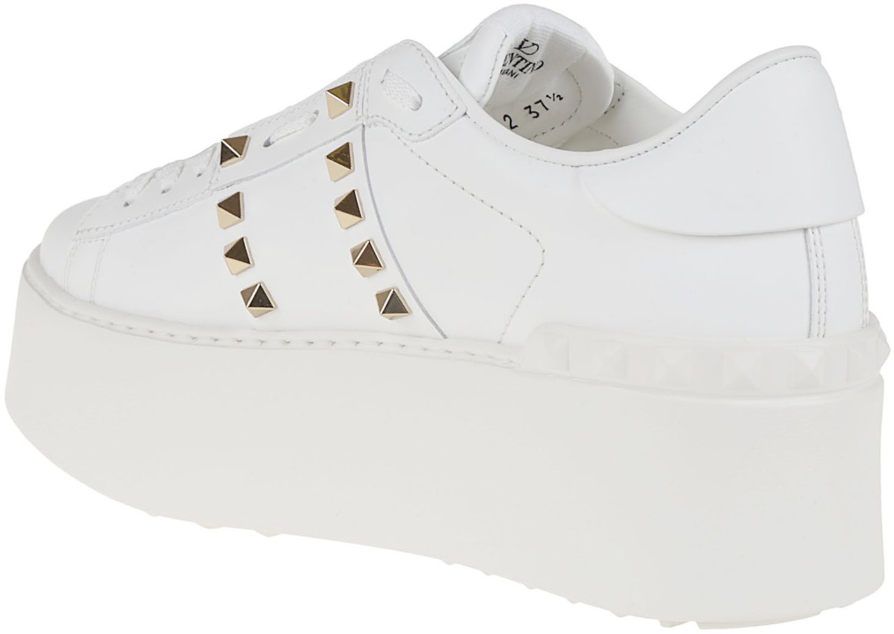 VALENTINO GARAVANI SNEAKER ROCKSTUD UNTITLED PLAT.STUD Wit