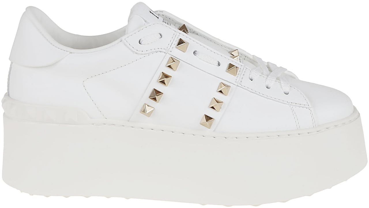 VALENTINO GARAVANI SNEAKER ROCKSTUD UNTITLED PLAT.STUD Wit