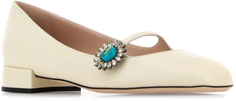 Valentino Garavani Flat Shoes White Wit