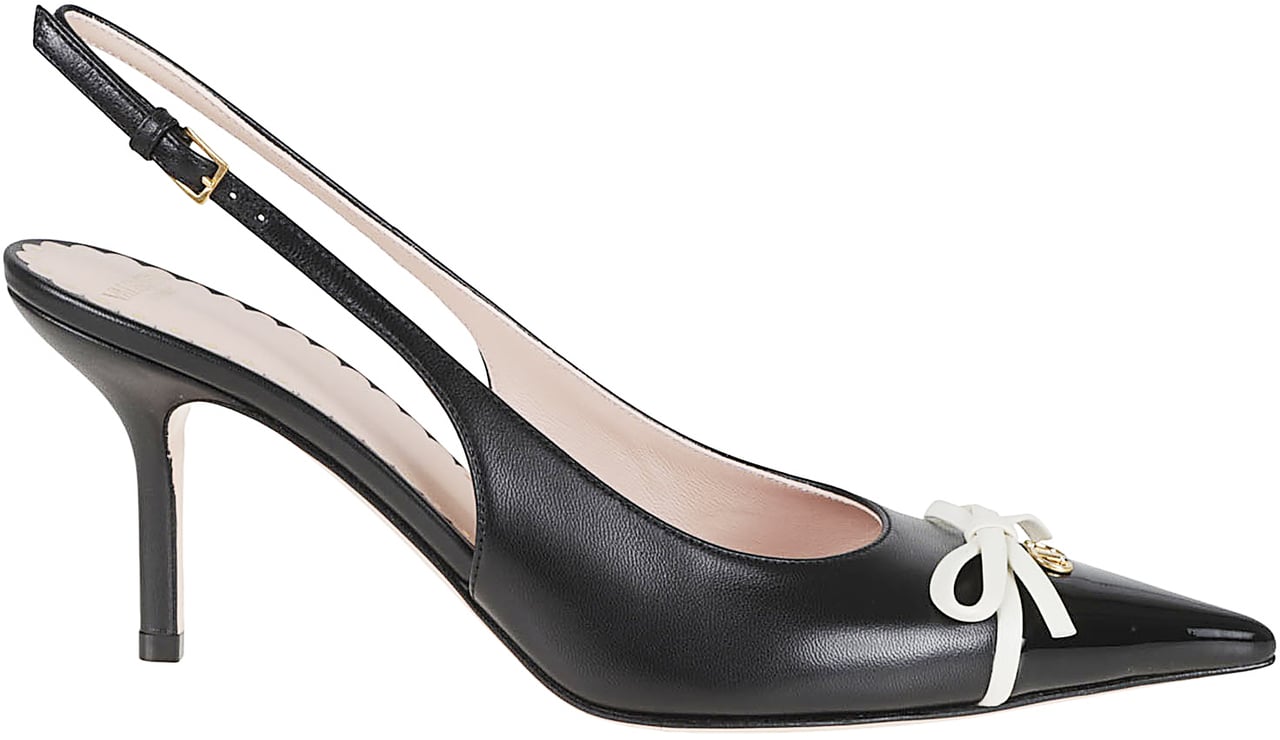 Valentino Garavani VALENTINO GARAVANI SLING BACK VALENTINO GARAVANI BEPOINTY T. 80 Zwart