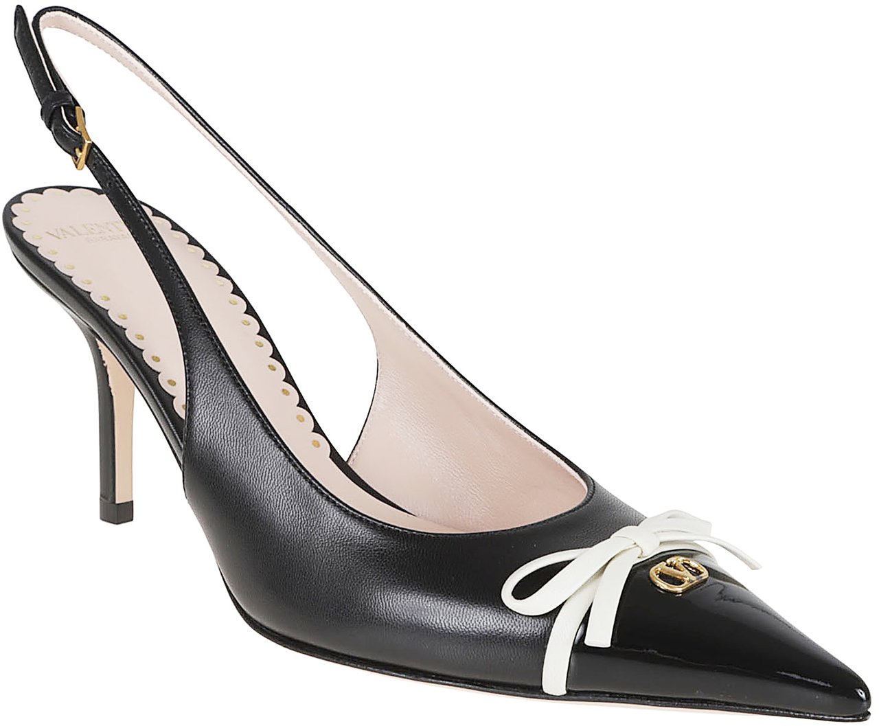 Valentino Garavani VALENTINO GARAVANI SLING BACK VALENTINO GARAVANI BEPOINTY T. 80 Zwart