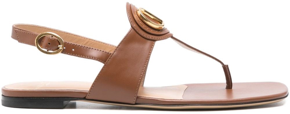 Valentino Garavani Sandals Leather Brown Bruin
