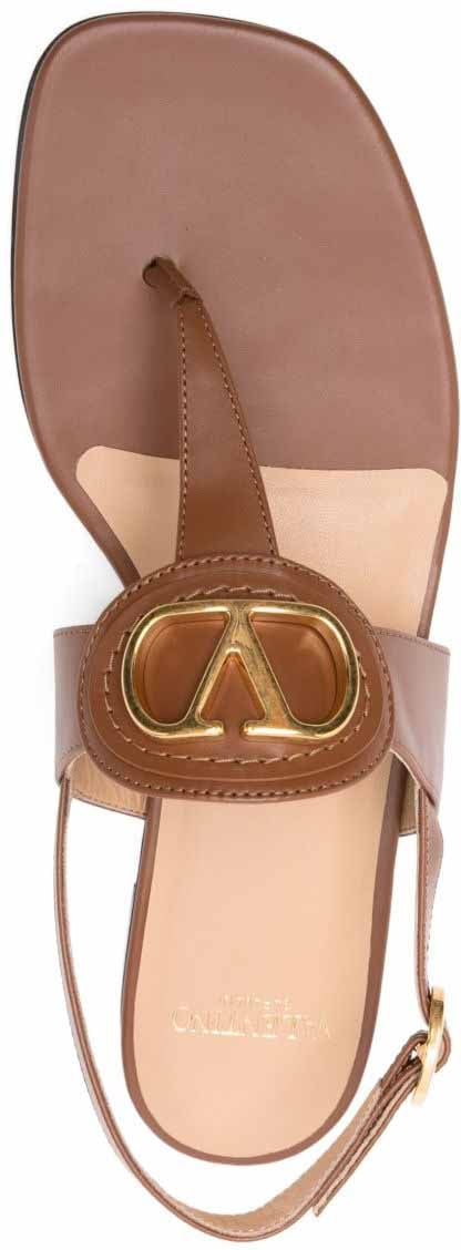 Valentino Garavani Sandals Luggage Bruin