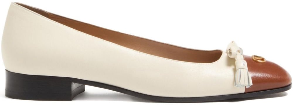 Valentino Garavani Flat Shoes White Wit