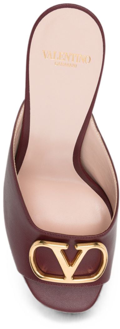 Valentino Garavani Sandals Red Maroon