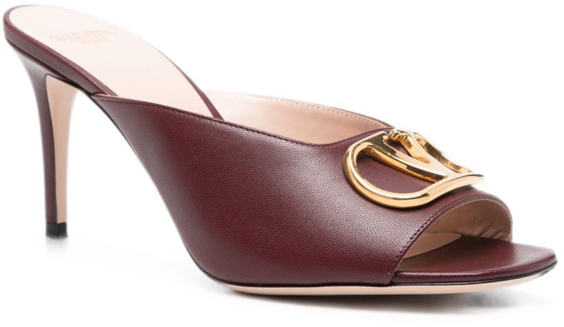 Valentino Garavani Sandals Red Maroon