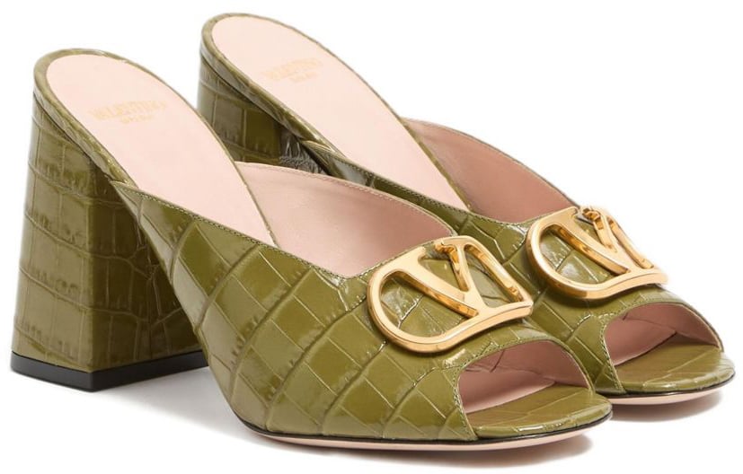 Valentino Garavani Sandals Green Groen