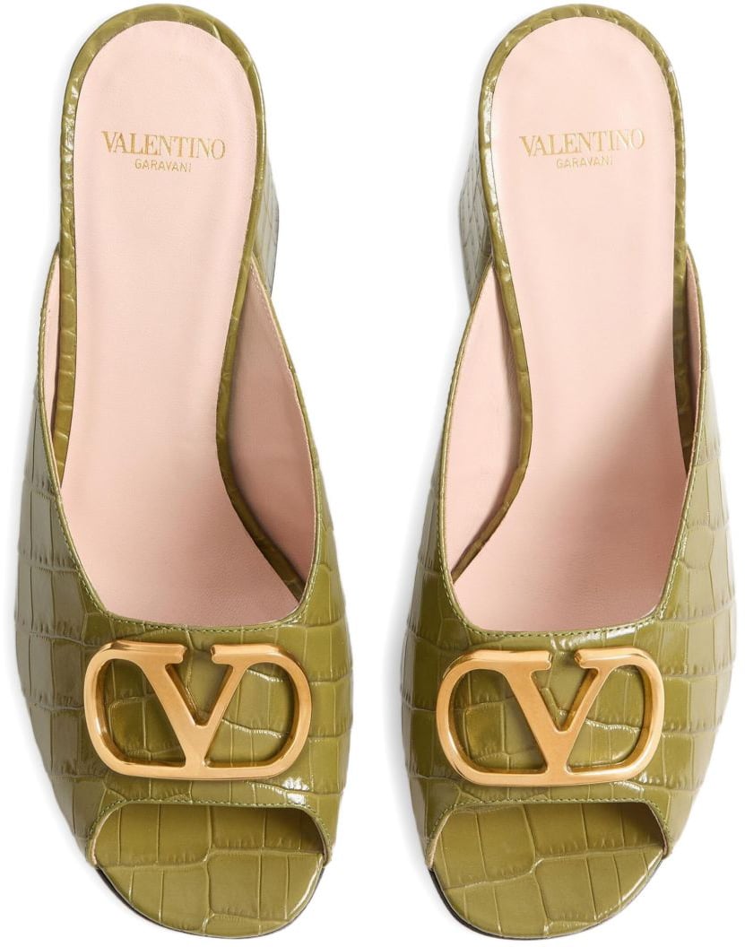 Valentino Garavani Sandals Green Groen