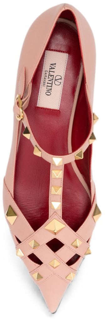 Valentino Garavani Flat Shoes Powder Roze