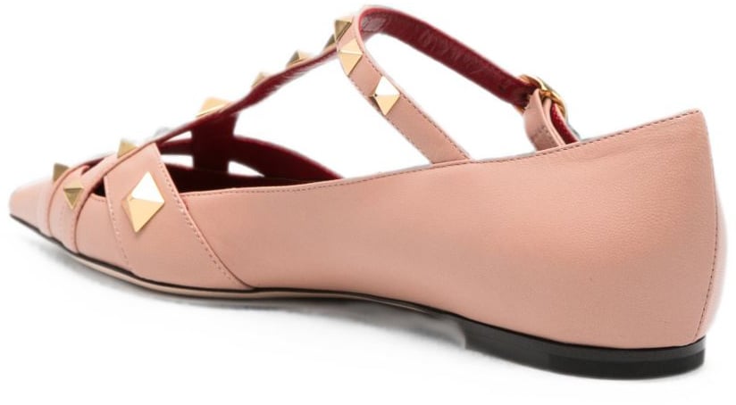 Valentino Garavani Flat Shoes Powder Roze