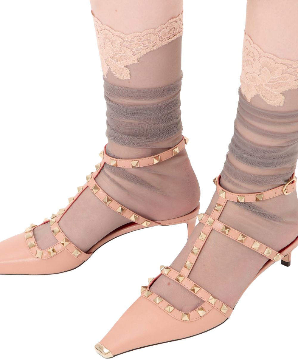 Valentino Garavani With Heel Powder Roze