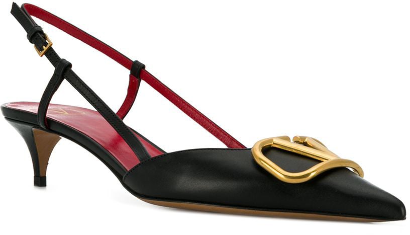 Valentino Garavani With Heel Black Zwart