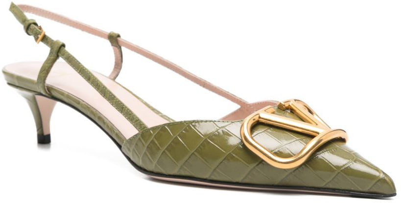 Valentino Garavani With Heel Green Groen