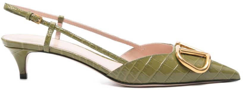 Valentino Garavani With Heel Green Groen