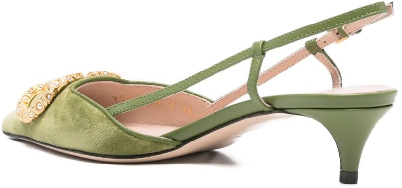 Valentino Garavani With Heel Green Groen