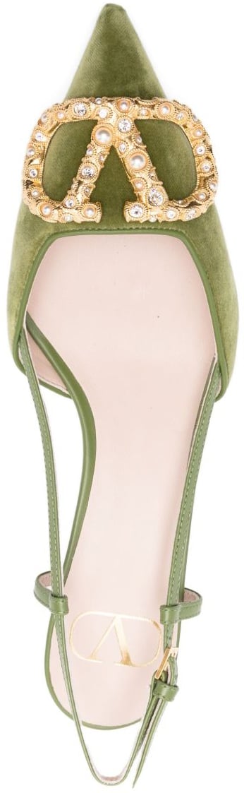 Valentino Garavani With Heel Green Groen
