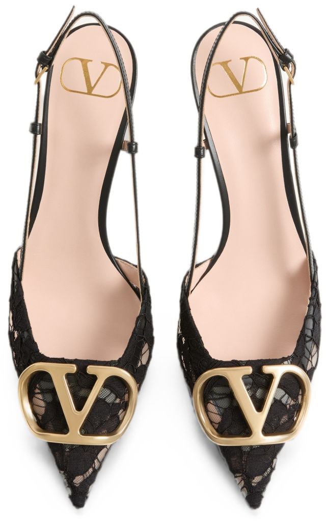 Valentino Garavani With Heel Black Zwart