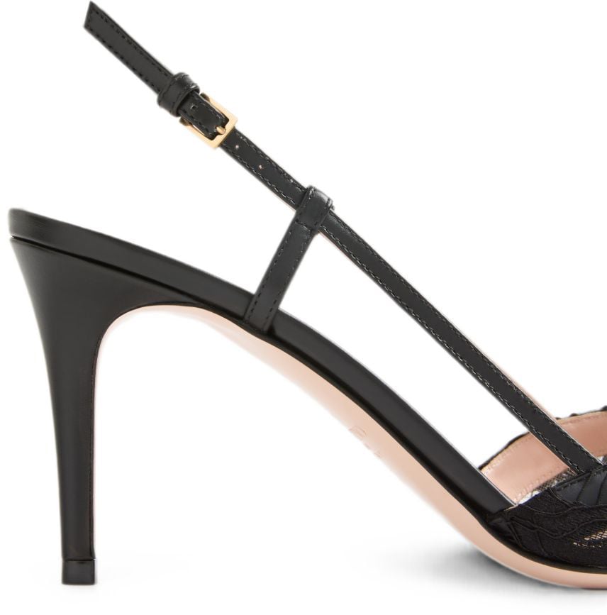 Valentino Garavani With Heel Black Zwart