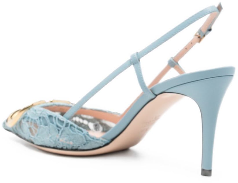 Valentino Garavani With Heel Light Blue Lichtblauw