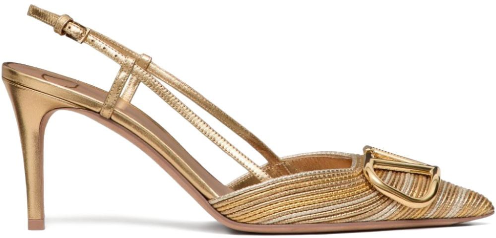 Valentino Garavani With Heel Golden Goud