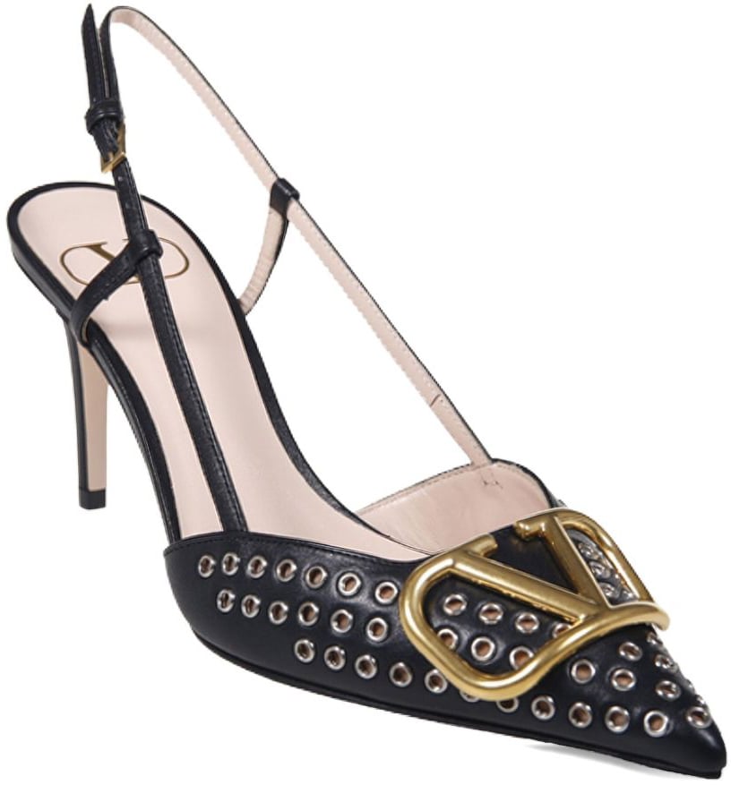 Valentino Garavani With Heel Black Zwart