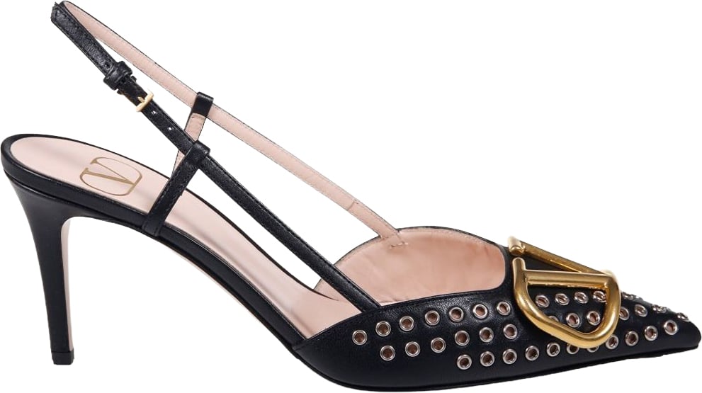 Valentino Garavani With Heel Black Zwart
