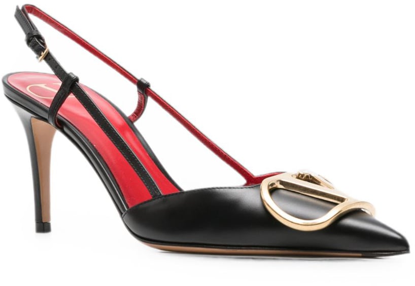 Valentino Garavani With Heel Black Zwart