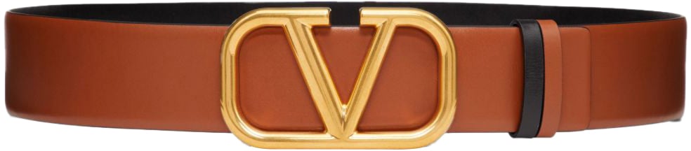 Valentino Garavani Belts Leather Brown Bruin