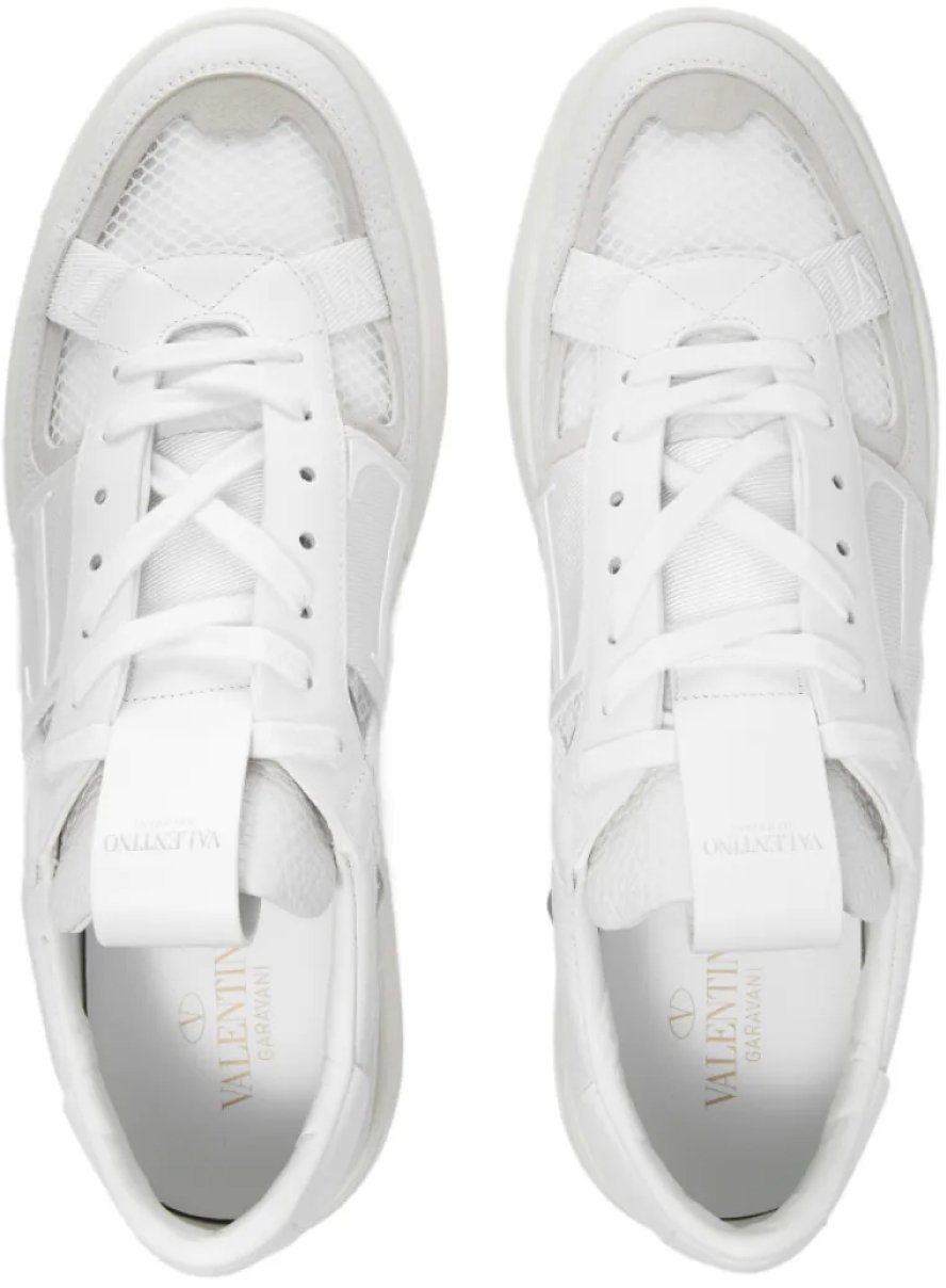 Valentino Garavani Vl7n Logo Low-top Sneakers Wit